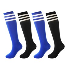 Soccer Socks Kids Youth Girls Socks 6-8 Years Old Knee High Socks 10 12 Unifo...