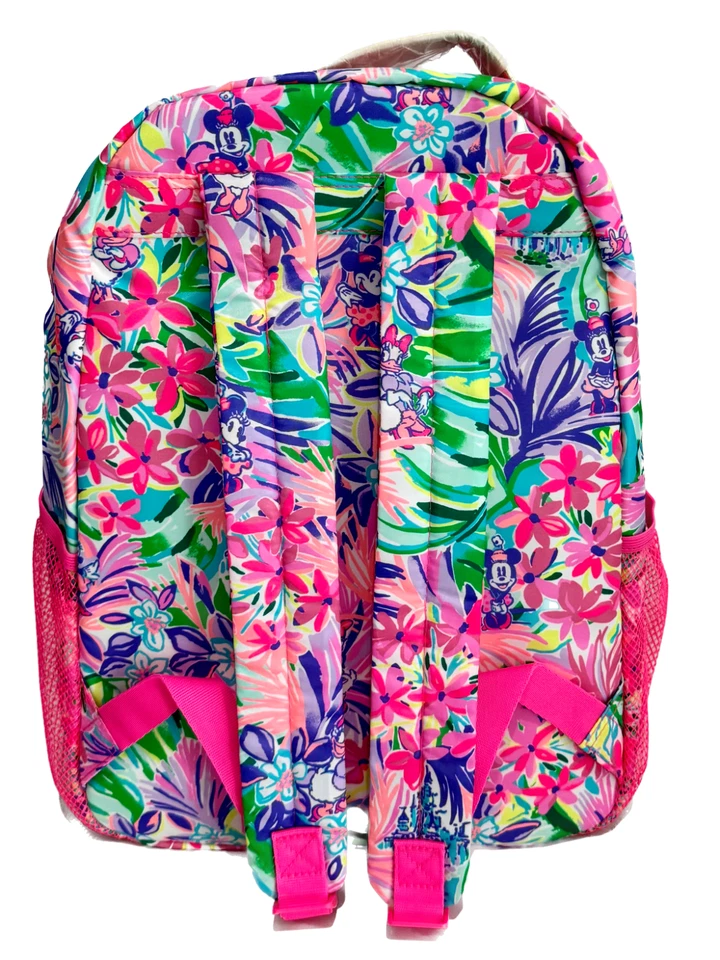 全新 Disney Parks x Lilly Pulitzer 粉红色 Minnie Dreamin 背包 — 第 3/4 张图片