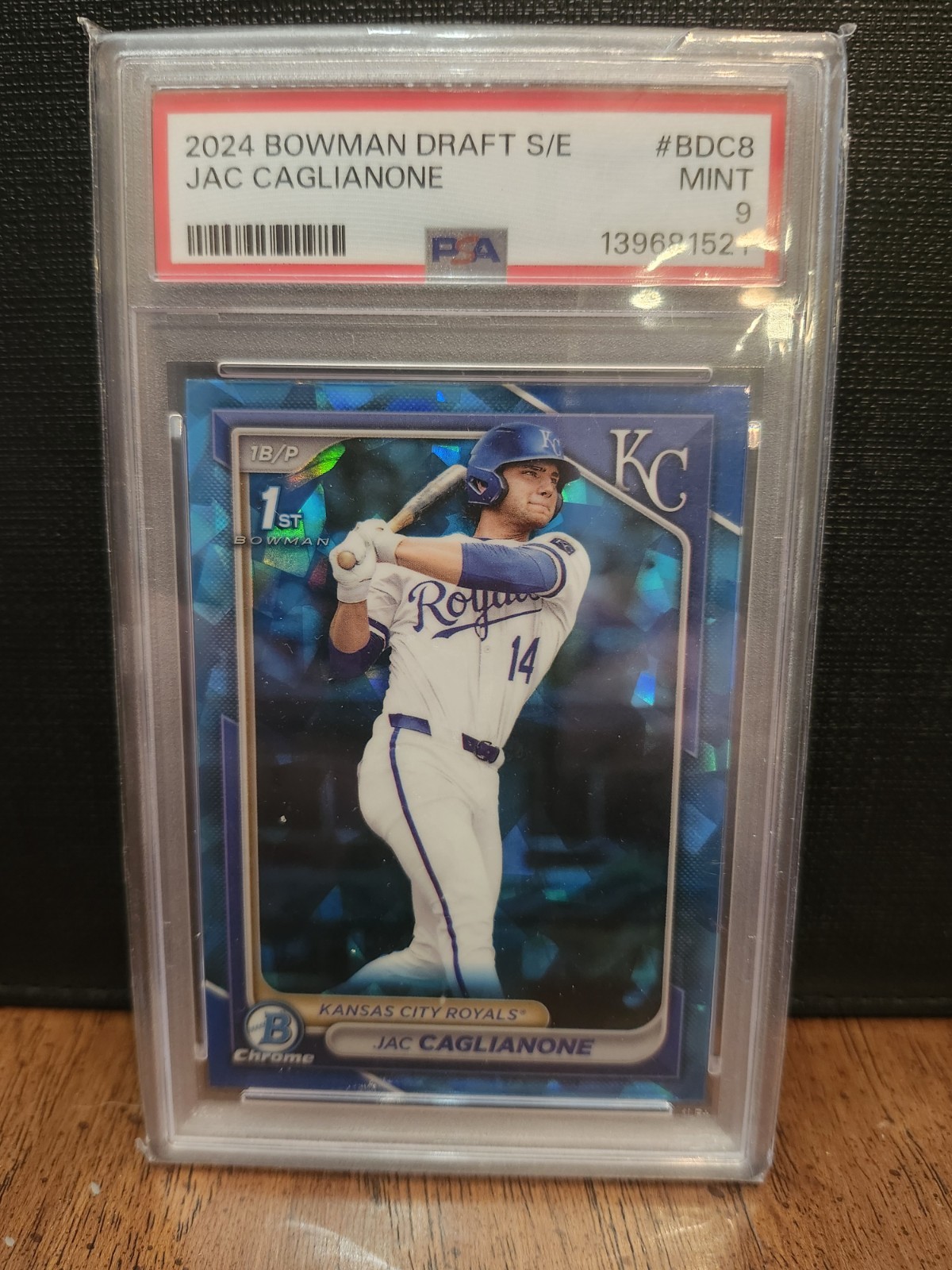 2024 Bowman Draft Sapphire Jac Caglianone 1st Bowman  Psa 9 Kansas City Royals