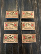 6 Vintage Signal Light Safety Match Boxes Diamond Match Co Usa W Matches Antique 6 Vintage Signal Light Safety Match Boxes Diamond Match Co Usa W Matches Antique