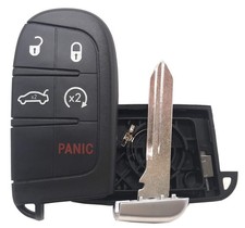 5 Buttons Remote Smart Key Fob Shell Case Fit for Jeep Grand Cherokee Dodge C...
