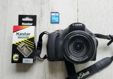 Canon PowerShot SX30 IS 14.1MP 35x Zoom Digital Camera Flip Screen W/ Charger SD