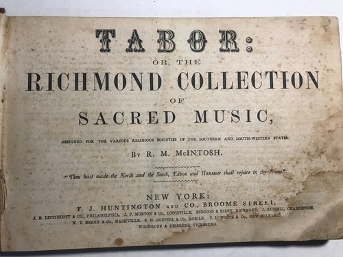 1888 Music Book Happy Greetings A Collection of Original Hymns & Tunes - Picture 2 of 10