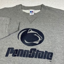 Russell Athletic Penn State Sweatshirt Vintage Made in USA Men XXXL Gray Nittany