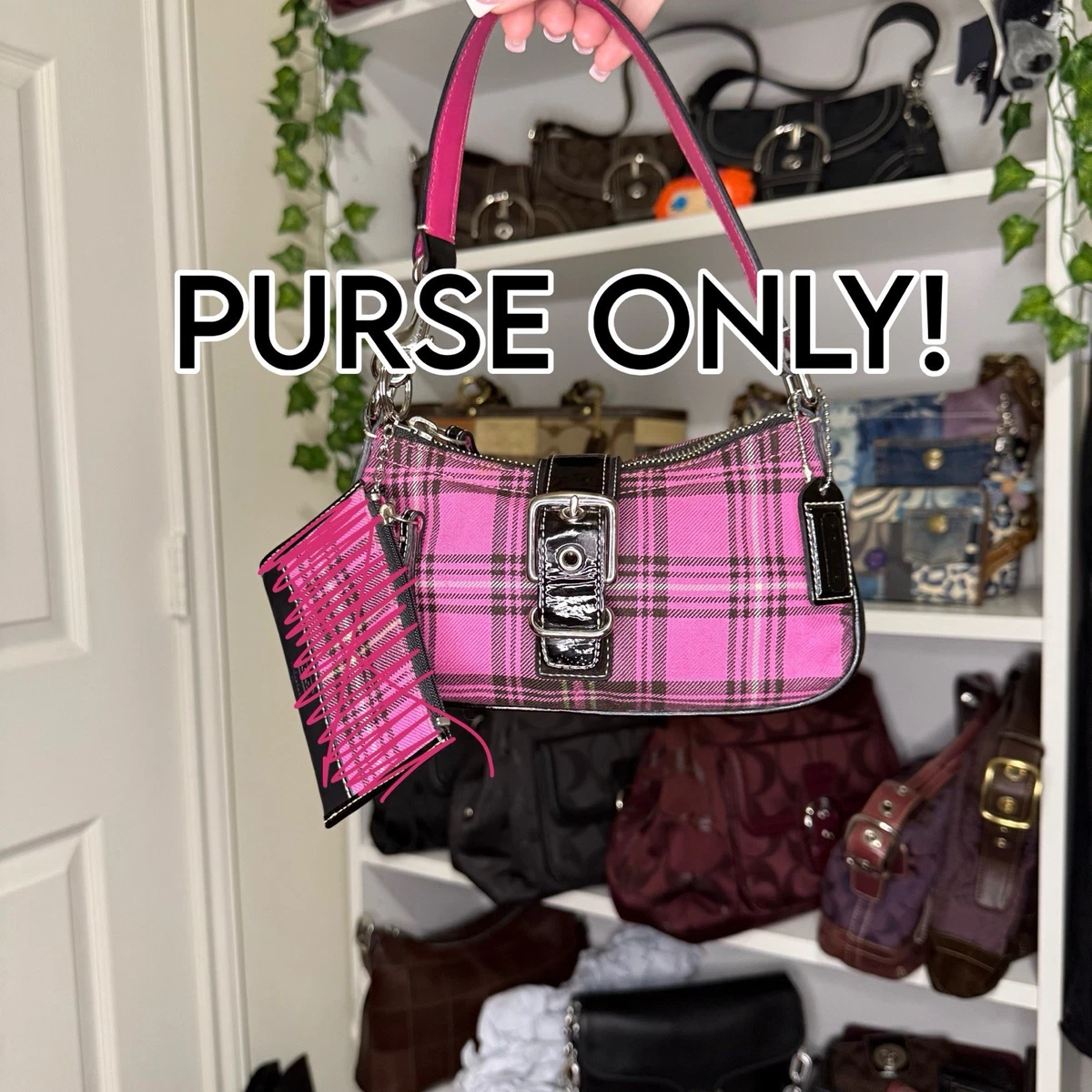 Coach ピンク ショルダーバッグ バッグ & ハンドバッグ 女性用 | eBay