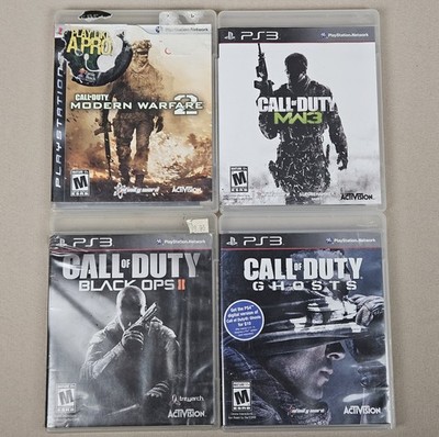 Call of Duty Lot COD Black Ops II Modern Warfare 2 MW3 Ghosts PlayStation 3 PS3