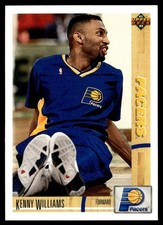 1991-92 Upper Deck Kenny Williams Rookie Indiana Pacers #211