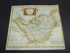 Antique map of Cheshire by Robert Morden 1695