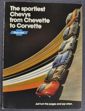 1977 Chevrolet Brochure Corvette Camaro Z28 Nova Monza Spyder Vega Chevette 77 1977 Chevrolet Brochure Corvette Camaro Z28 Nova Monza Spyder Vega Chevette 77
