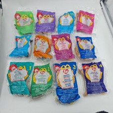 McDonald's 1999 Ty Beanie Babies Happy Meal Toys  Complete Set of 12 NEW