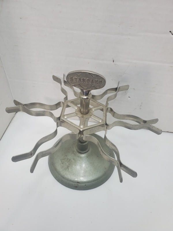 Vintage Rubber Stamp Holder 6 Slot Desk Standard Brand Carousel - J