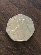 Mr. Jeremy Fisher 50p Coin 2017 - Beatrix Potter Series