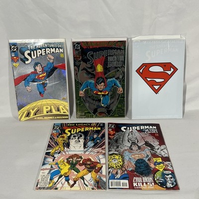 DC Comics Death Of Superman Bundle.  Lot Of 5 VF/NM 1993-1994 Read Description