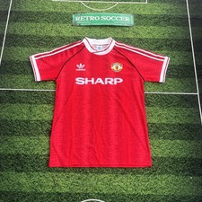 Éric Cantona 91-92 Manchester United FC Home Retro Jersey.