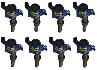 ACCEL 140033EB-8 SuperCoil Ignition Coil - Blue, 8-Pack