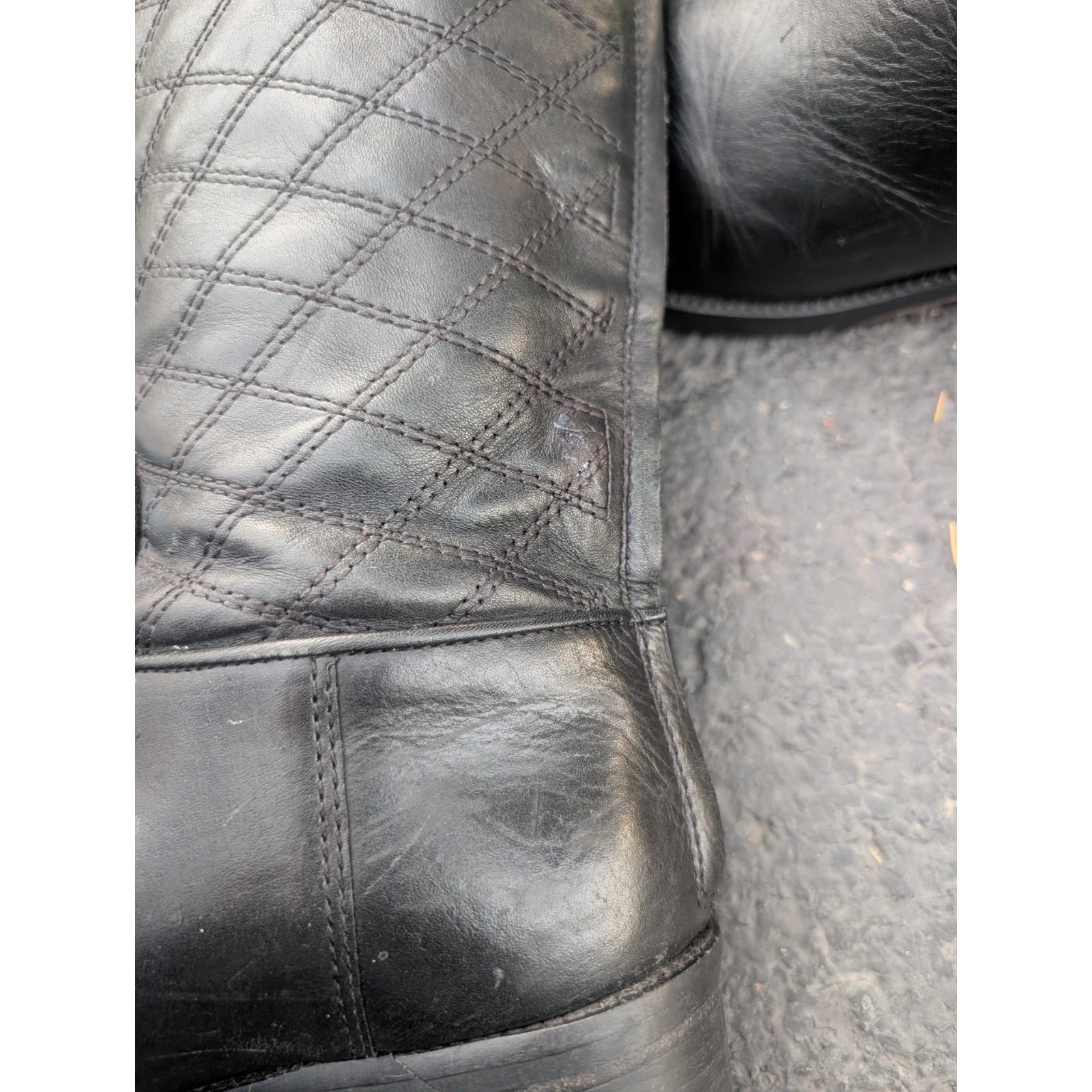 Tory Burch Claremont Quilted Leather Riding Boots Womens Size 8 Equestrian thumbnail 8