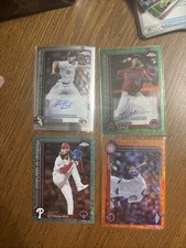 Topps Chrome Autos And 3 Numbered Cards Lot Of 4 Logofractor Edition