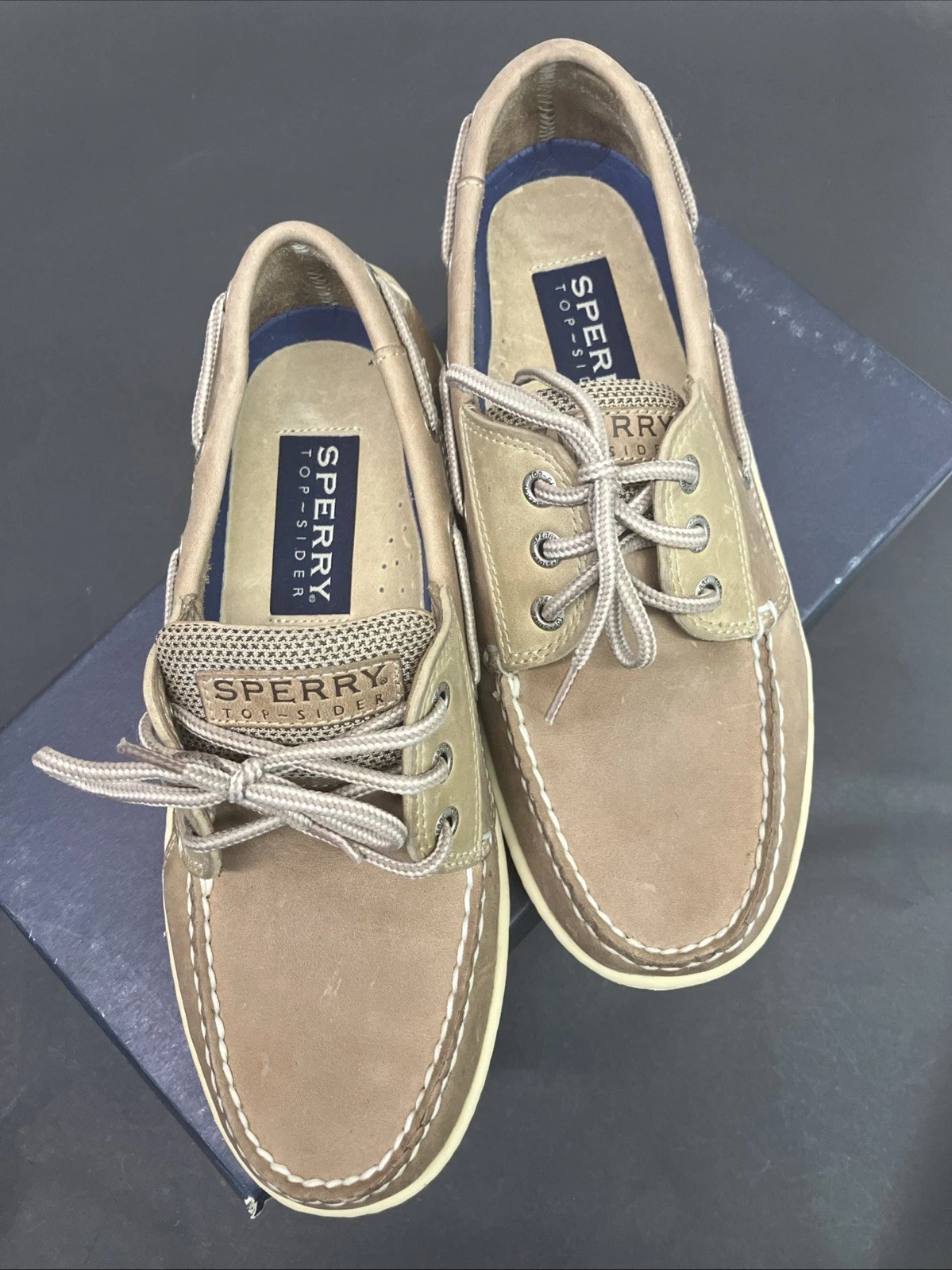 Sperry Men's Boat Shoes TS2K Sport Sand Size 7.5 New Old Stock 0192021