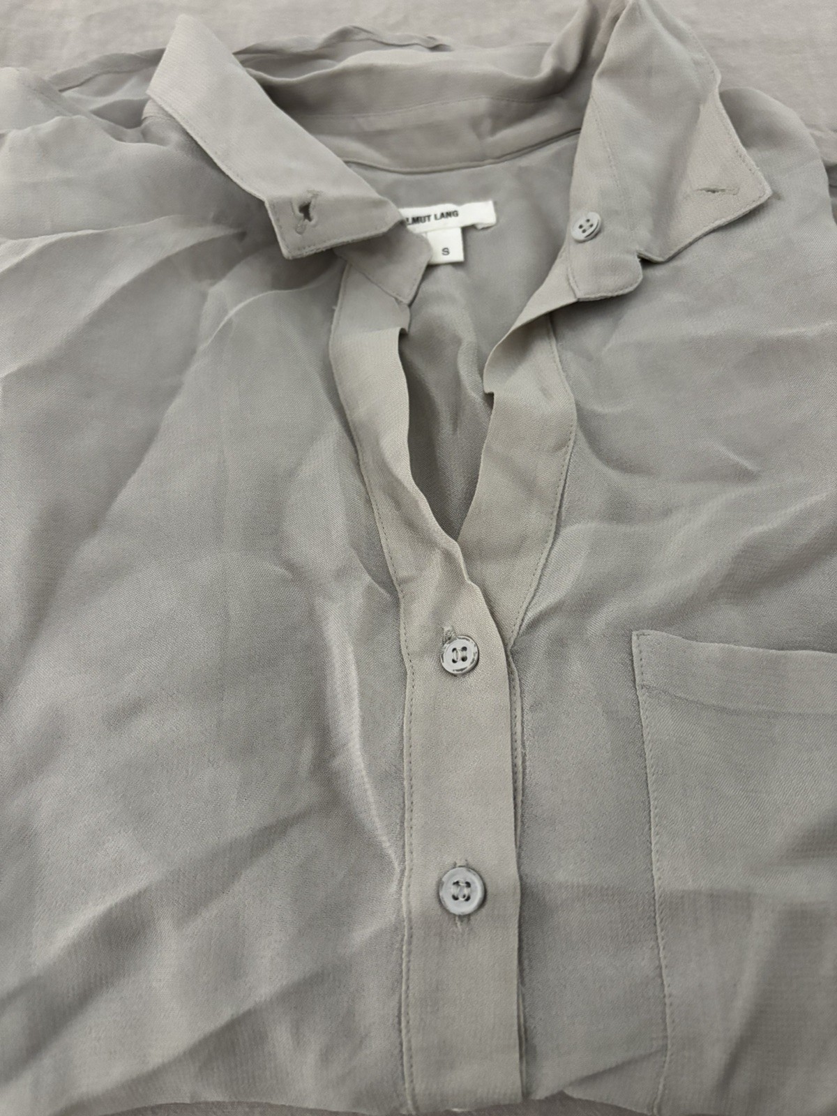 Helmut Lang Collared Button Long Sleeve Size S - image 1