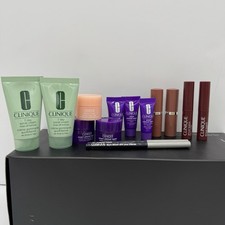 Clinique Minis Lot 14 NEW Bare Pop Almost Lipstick Black Honey Eyeliner Serums