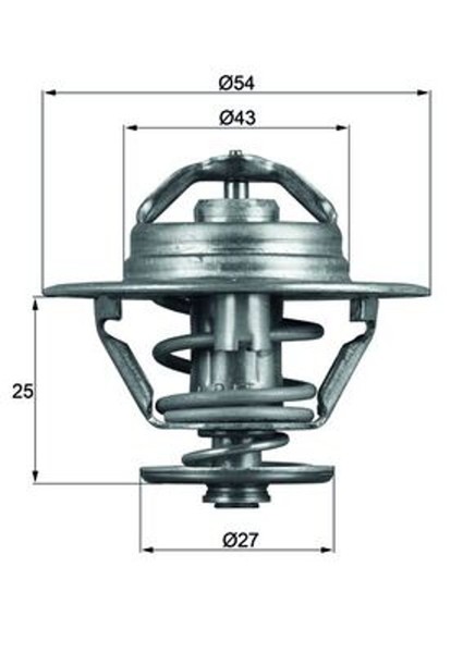 Mahle Thermostat KüHlmittel TX 93 83D FüR Jumper Fiat Iveco Peugeot Ducato Boxer-image