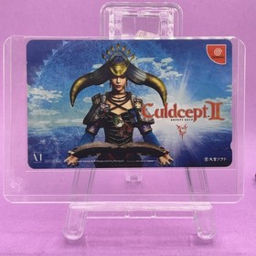 Culdcept II Goddess Dreamcast Game Phone Card Sega Omiya Soft 2001 JP GEME NEW