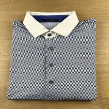 Greyson Clothiers Golf Shirt Polo Geo AOP Mens Large L Performance Stretch Wolf