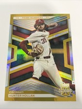 2023 Panini Elite Extra Edition Hunter Hollan /24 Gold Prime Numbers #70