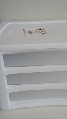 Sterilite 3-Drawer Plastic Desktop Organizer 15.5'' x 13.5''