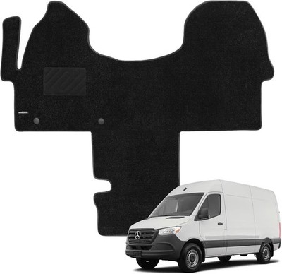 Carpet Front Row Floor Mat for 2019-2026 Mercedes-Benz Sprinter -No Central Heat