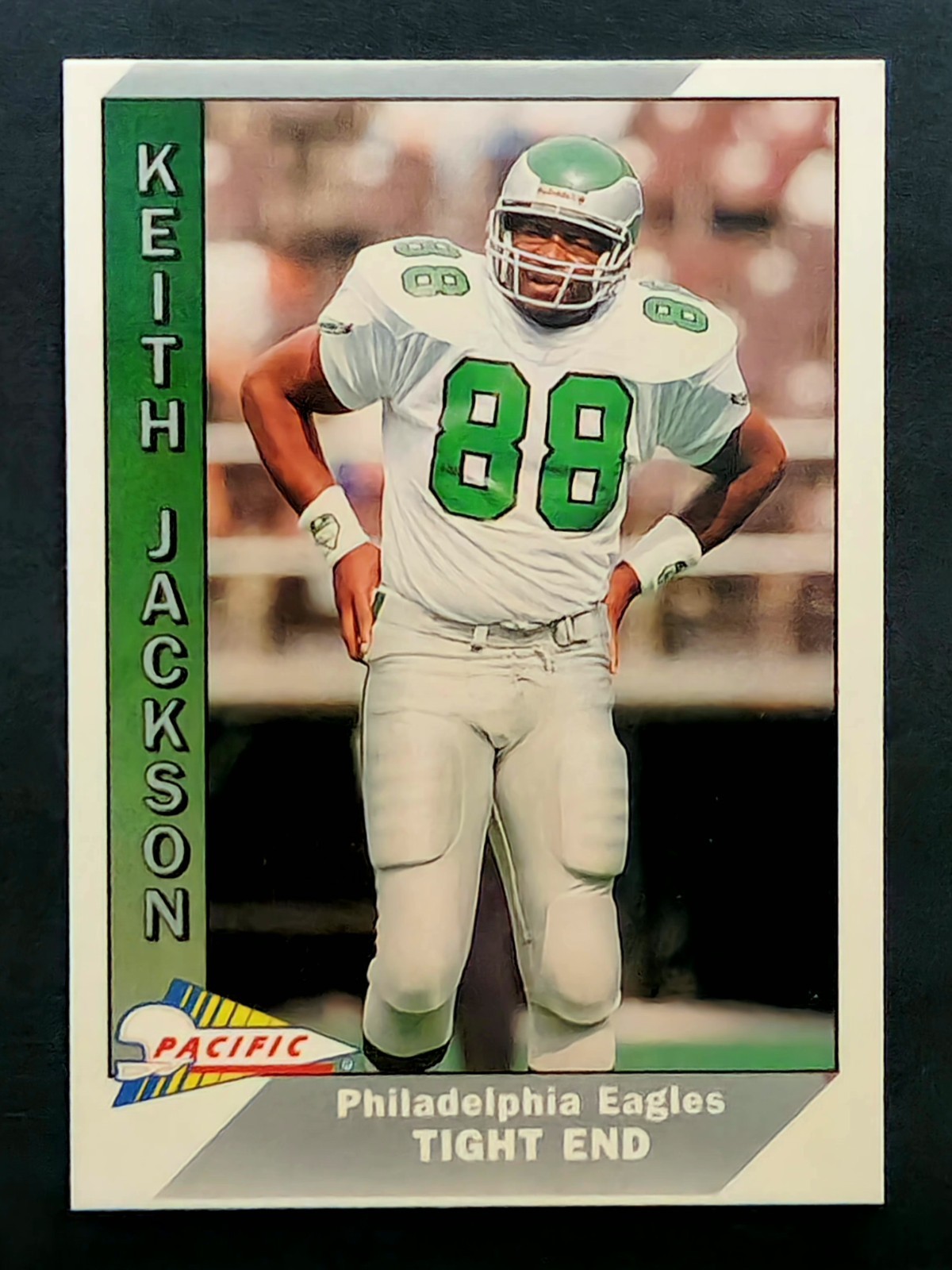 1991 Pacific - Keith Jackson #388 Philadelphia Eagles 