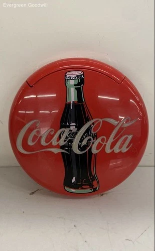Vintage 1995 Coca-Cola Round "Button" Telephone