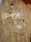 Vintage-Now Silver & Gold Tone Jewelry Lot Rhinestones Many Signed Over 80 Piece