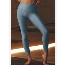 Alo Airlift High-Waist 7/8 Yoga Leggings Celestial Blue Medium