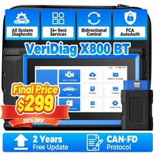2026 Topdon Veridiag X800bt Bidirectional Car Diagnostic Tool All System Scanner