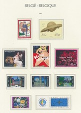 XE68730 Belgia 2000 wybór ładnych znaczków drobna partia MNH