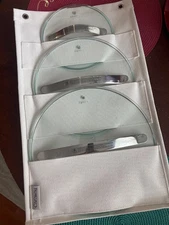 Caraway Glass Lid Set of 3, New