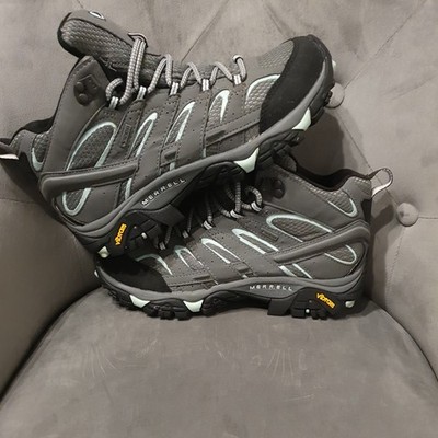Merrell Moab 2 Mid GORE-TEX - Vibram Damen Wanderschuhe - grau - Größe UK 6.