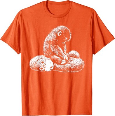 Classic Baby Monkey Punch Retro Look Unisex T-Shirt