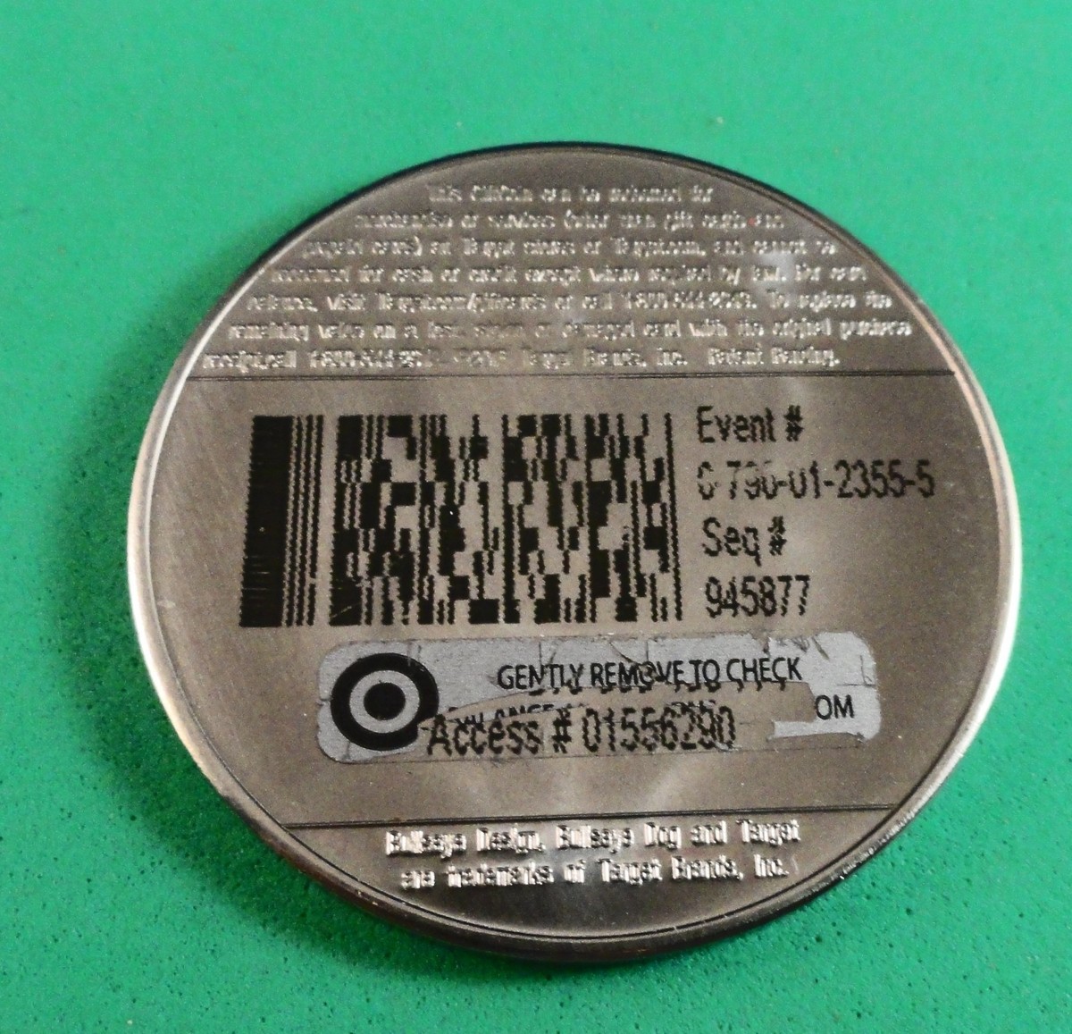 CHALLENGE COIN: TARGET GIFT COIN - EST 1962 - | eBay