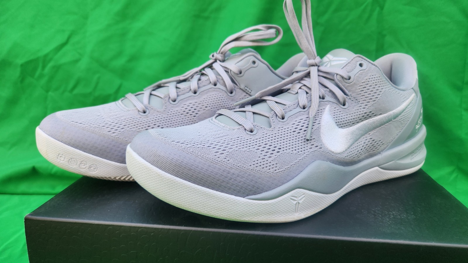 SAOLA Nike Kobe 8 Protro Wolf Grey Taglia 11.5 Scatola inclusa