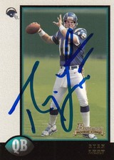 Ryan Leaf Chargers 1998 Bowman Rookie Signed IP Autograph Auto Card. rookie card picture