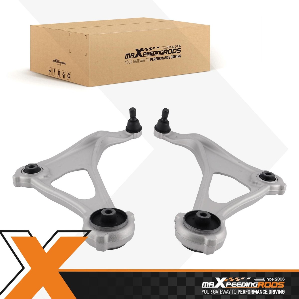 MaXpeedingrods Front Lower Control Arms With Ball Joints For 2013-2014 Nissan Altima (4-Door) - Pair