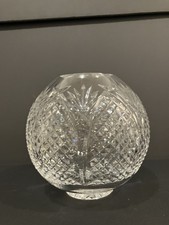 WATERFORD CIOTOLA ROSA CRISTALLO PIOMBO 6" - OTTIME CONDIZIONI