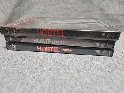 Hostel Trilogy DVD's  1,2,3 Eli Roth Horror Scary