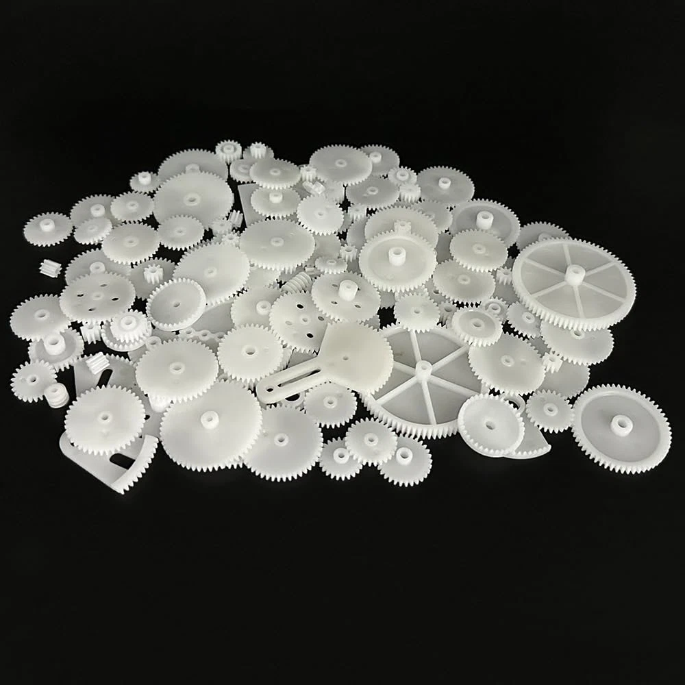 MECCANIXITY 40-Pack White Plastic Gears, 24 Teeth, Module 0.5 – Perfect For RC Cars, DIY Robots & STEM Projects - View #4