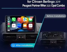 Autoradio Android Citroën Berlingo Opel Combo Partner 2019-2020 Stereo Auto - Miniatura 2