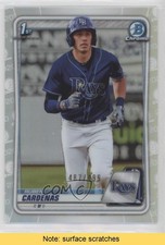 2020 Bowman Chrome Prospects Refractor 487/499 Ruben Cardenas #BCP-23 READ 3a1