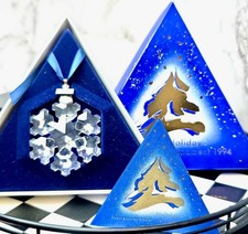 1994 Authentic Austrian Swarovski Christmas Annual 3" Star-Snowflake Ornament 