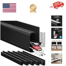 Cable Management Under Desk Kit 6 Units - Under Desk Cable Management Cord Hi...